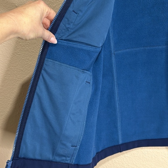 LAND’S END Women’s Stretch Softshell Fleece Hooded Jacket, Size S (6/8), EUC - Picture 6 of 9